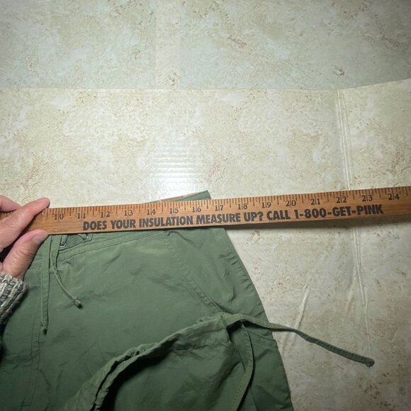 Women’s Pacific Girl Green Drawstring Streetwear Y2K Capri Pants X-Large - Picture 6 of 6